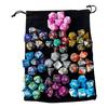 70Pcs 10 Color Polyhedral Dices Acrylic MultiSided Dices Role Playing Game Dices forTabletop Player Easy To Use