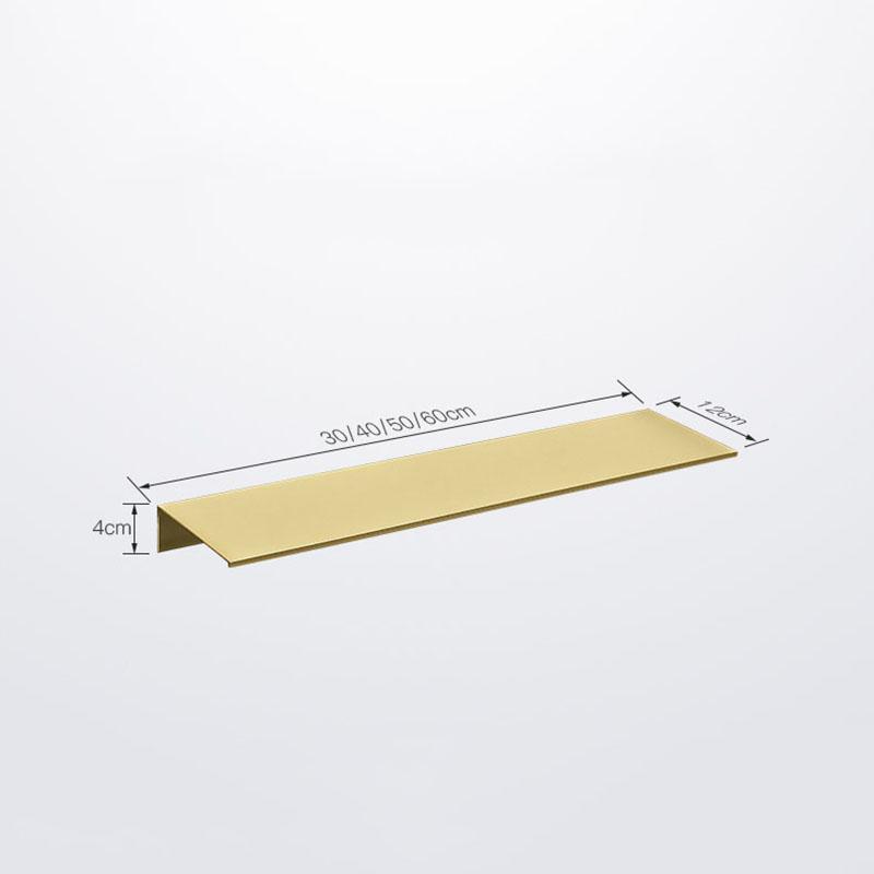 Raft de baie auriu periat aluminiu montat pe perete suport duș raft depozitare duș toaletă rafturi baie șampon cosmetice