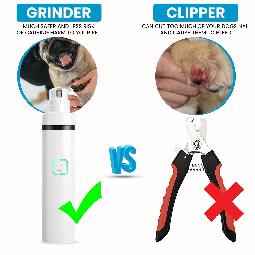 Pet Paws Grooming Grinding Tool, 2-Speed Adjustable Electric Pet Nail Grinder For Dogs And Cats, Gentle And Safe Nail Trimming Tool, USB Recharging