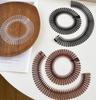 Serre-tête à ressort en plastique Couleur Élastique Accessoires pour cheveux Peigne à riz Bandeau Peigne à cheveux