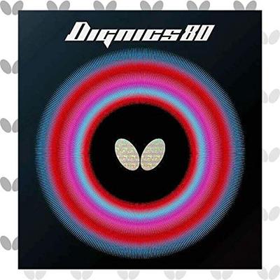 Butterfly Table Tennis Rubber Dignics 80 Inverted High Tension Red Extra Thick 06050
