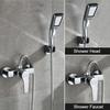 Montat pe perete încălzitor de apă de uz casnic duș robinet baie ascuns rece și mixt supapă duș robinet accesorii duș
