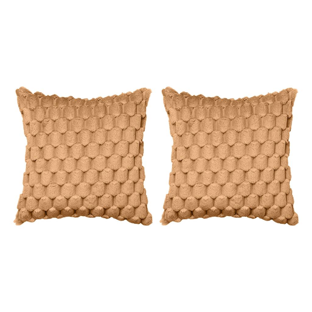 3D Soft Plushes Faux Furs Throw Pillow Cover, Comfortable Pineapple Grid Turtles Pattern Velvets Cushions Sleeve for Ages