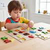 Double-Sided English Alphabet Puzzle Game Alphabet Puzzle Matching Board  Children Kids Boys
