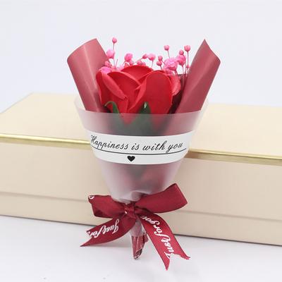1 Stück reichhaltige Schaumseife, Rose, Blume, perfekte Verpackung, dekoratives schönes Aussehen, duftende Blumen, Seife, Heimdekoration
