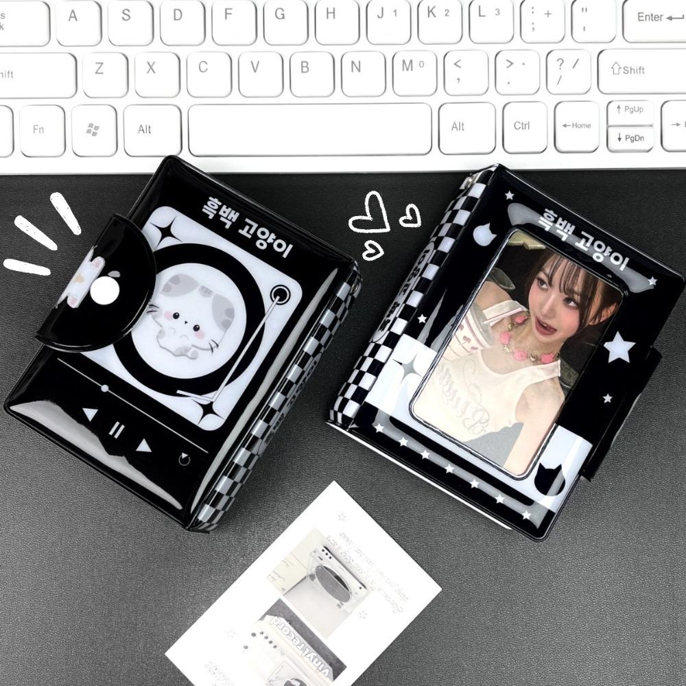 Love Bow Card Album PVC Postcard Book New Photocard Binder