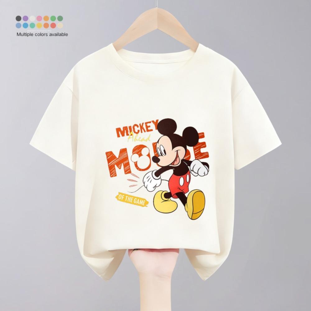 Children's Clothing Summer Cartoon Fashion Children's T-shirt Round Neck