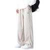 Trendy Sporty Sweatpants for Men, American Retro Straight-leg Casual Long Pants, Basic Style, Versatile Wide-leg Pants