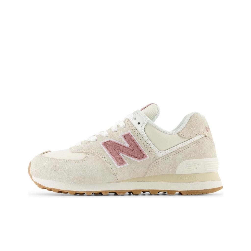 New Balance 574 Linen Rosewood Men Sneakers Cream WL574QC2