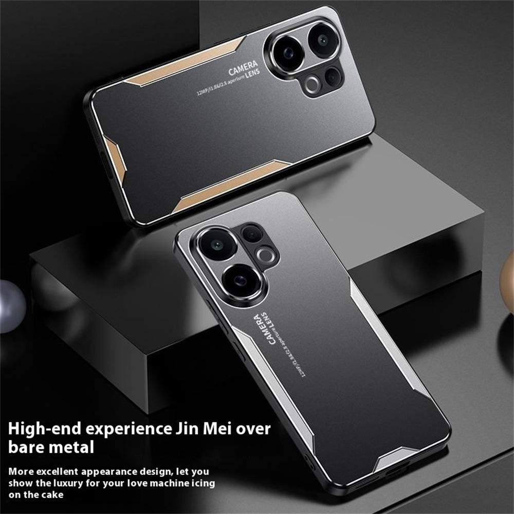 

For vivo S30 5G Phone Case Aluminium Alloy TPU PC Back Cover Blue