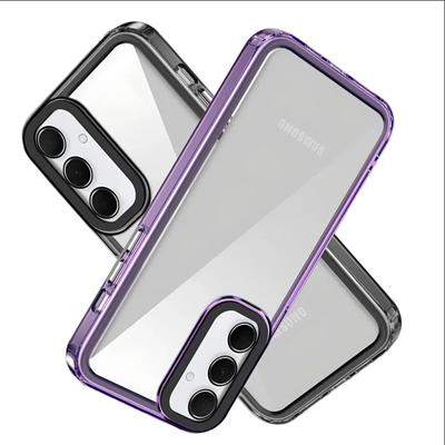Acrylic Shockproof Clear Case For Samsung Galaxy A55 A35 A25 A15 A16 A05S A54 A34 A24 A14 A53 A33 A13 S24 Ultra S23 FE S22 Plus Back Transparent Cover