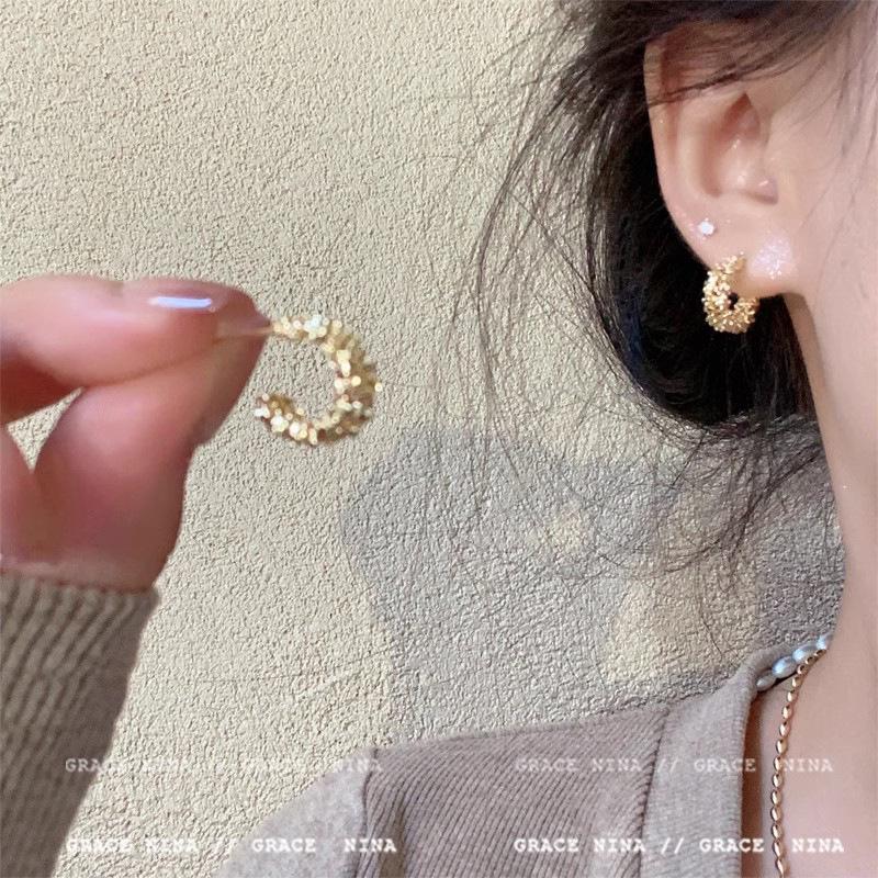 2025 Trendy 925 Silver Hoop Earrings: High-End European & American Style for Women