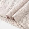 Hengyuanxiang Men's Thickened Antibacterial & Machine Washable Wool Blend Pullover Sweater