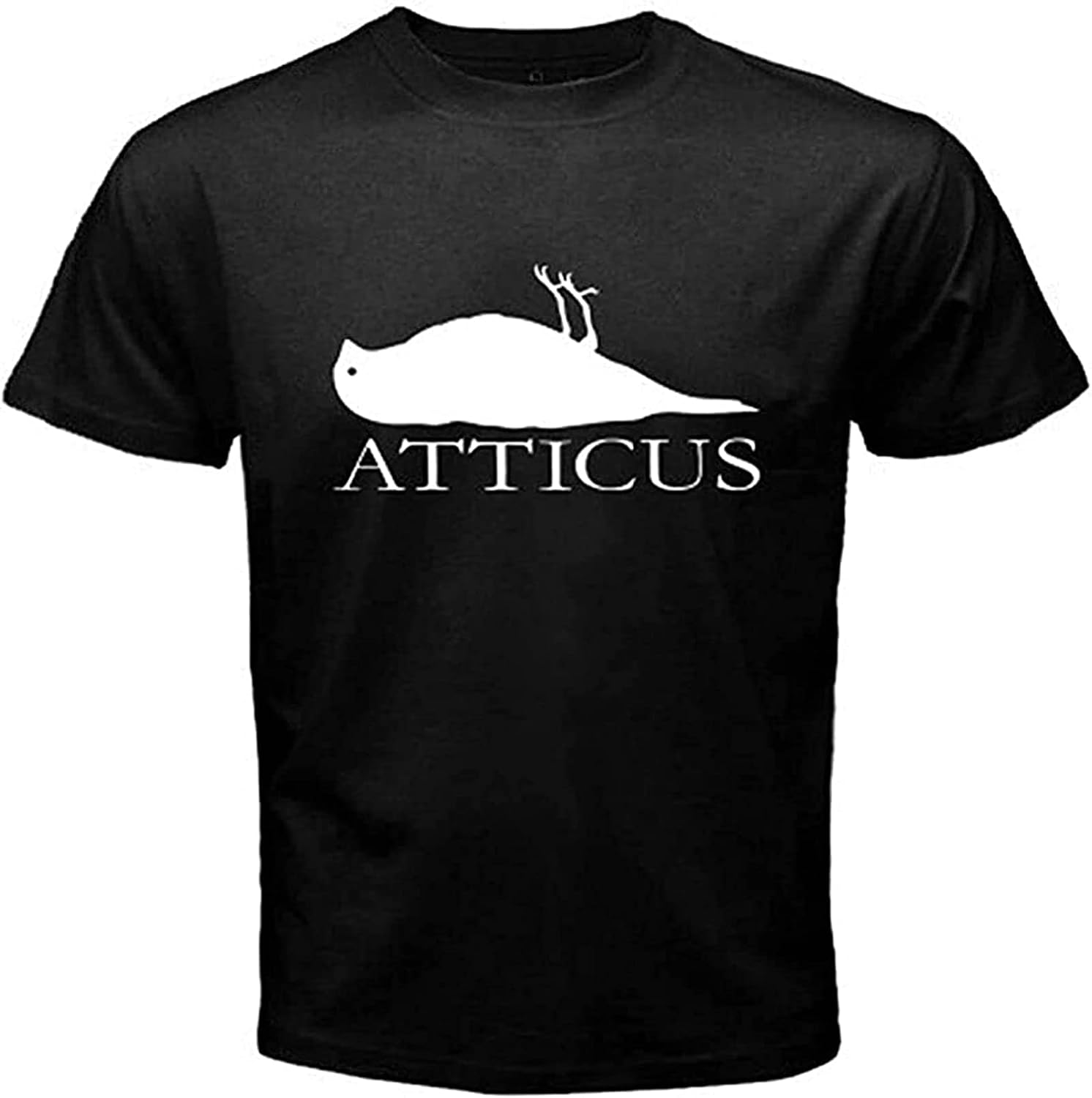 Atticus Alternative Logo Men s Black Men T Shirt Size 3XL чёрный
