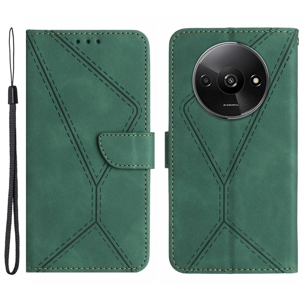 HT05 For Xiaomi Redmi A3/Poco C61 4G Wallet Phone Case PU Leather Folio Flip Cover