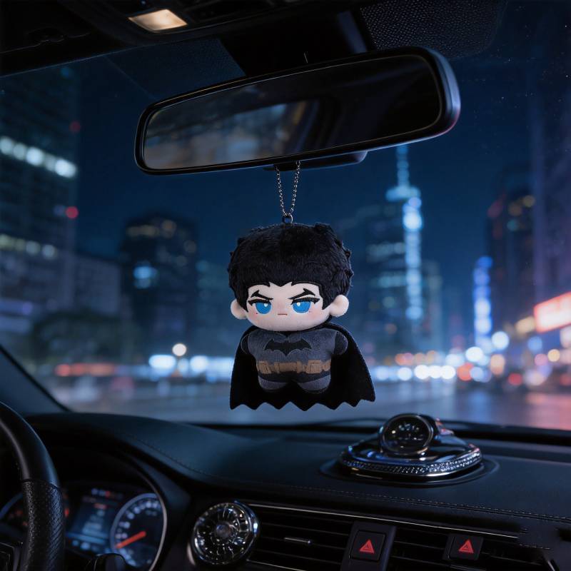 Batman Bruce Wayne Plush Toy With Batthemed Headgear For Teens And Collectors