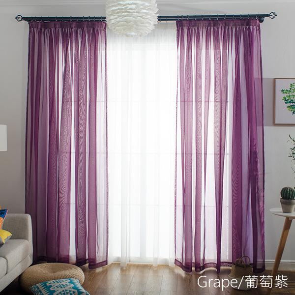 Romantic Home Decor Rose Voile Perspective Curtains Living Room Window Tulle Only Screening Curtain With Light Filtering Polyester Perfect For