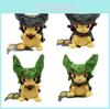 Pokémon Pikachu pluche speelgoed met Rayquaza-hoedje als decoratie voor kinderen en verzamelaars.