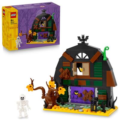 LEGO Halloween Barn Skeleton Building Toy with Minifigure, Ages 8+, 40721