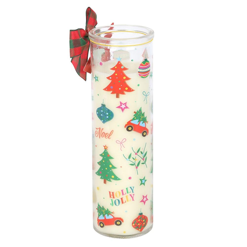 Something Different Nostalgic Christmas Christmas Pudding Tube Candle