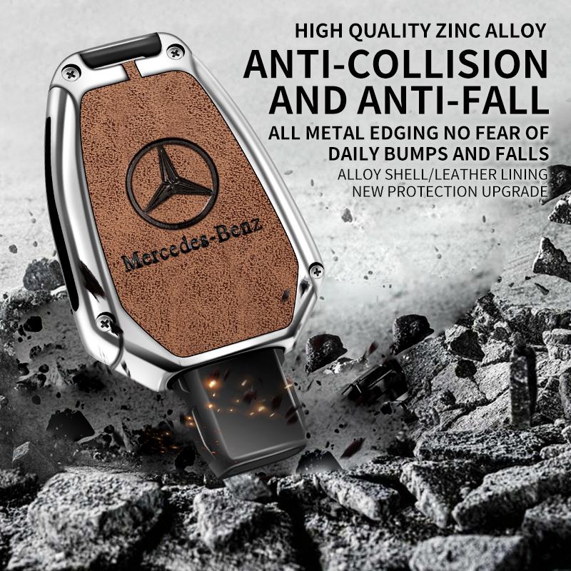 Car Key Case Cover Protector Shell For Mercedes Benz A C E S G Class GLC CLE CLA GLB GLS W177 W205 W213 W222 X167 Accessories JV1