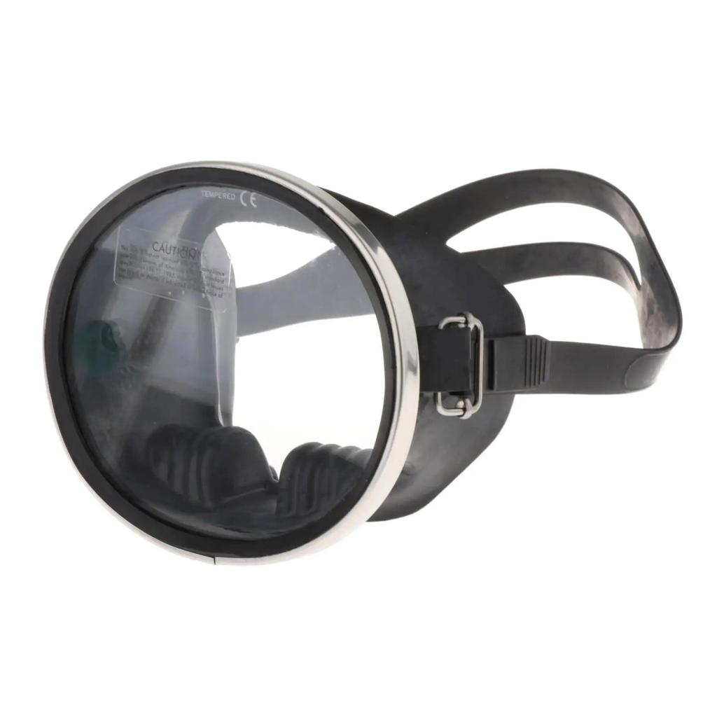 Adjustable Clear Panoramic Goggle Ovals Diving Swimming Goggle Single Lens Snorkels Diving Mask Diving Accessories