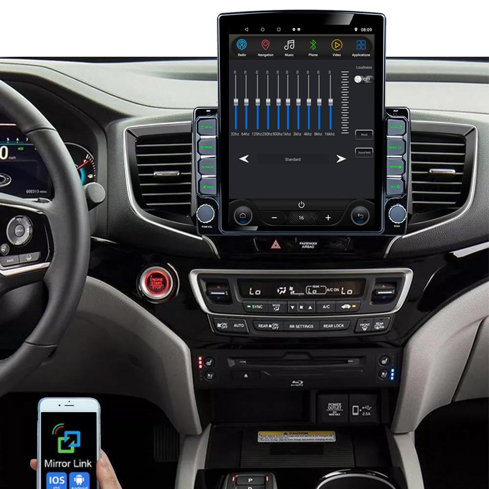 9.7"Android Car Radio GPS Navigation autoradio multimedia player for honda pilot 2016-2018 head unit stereo