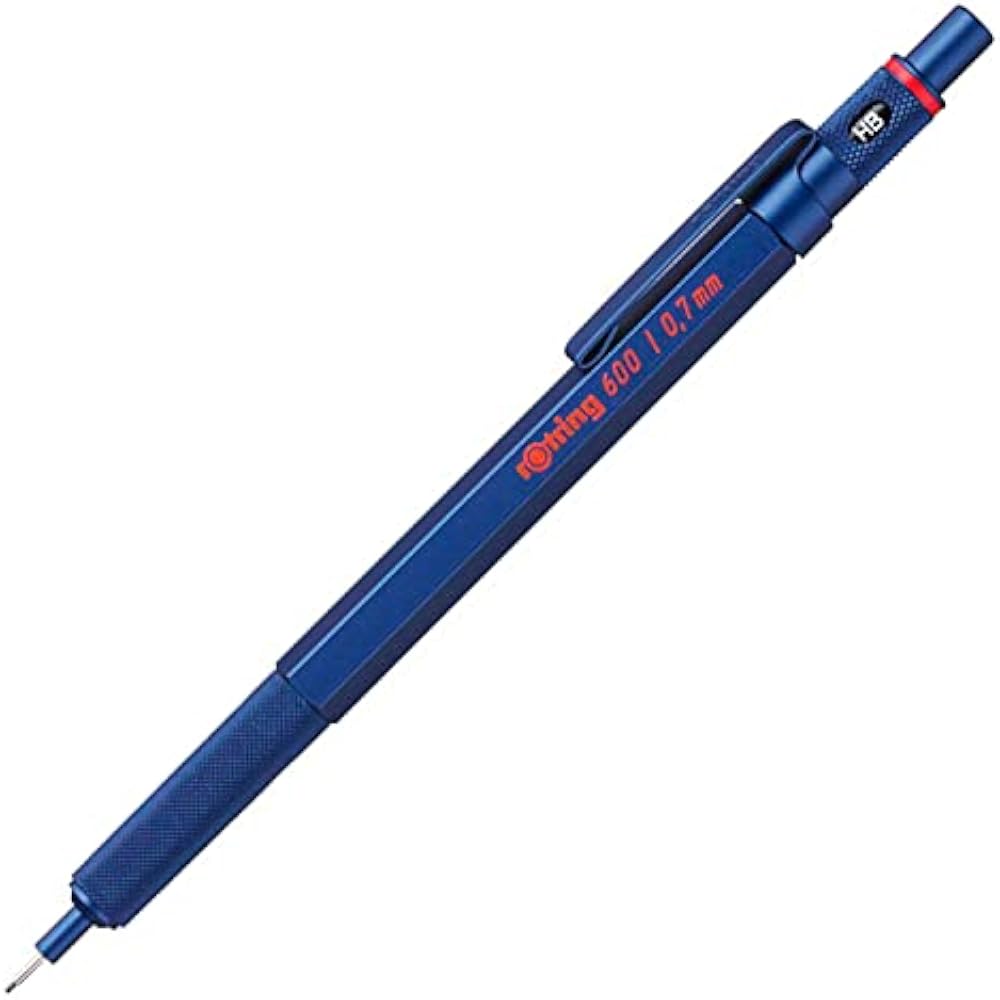Rotring Mechanical Pencil Iron Blue 600 2114267 0.7mm RoTring Mechanical Pencil Premium Writing I...