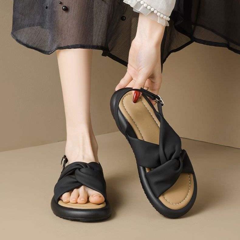 Women’s Non-Slip Soft Sole One-Strap Sandals - 2025 Summer Fairy Fashion