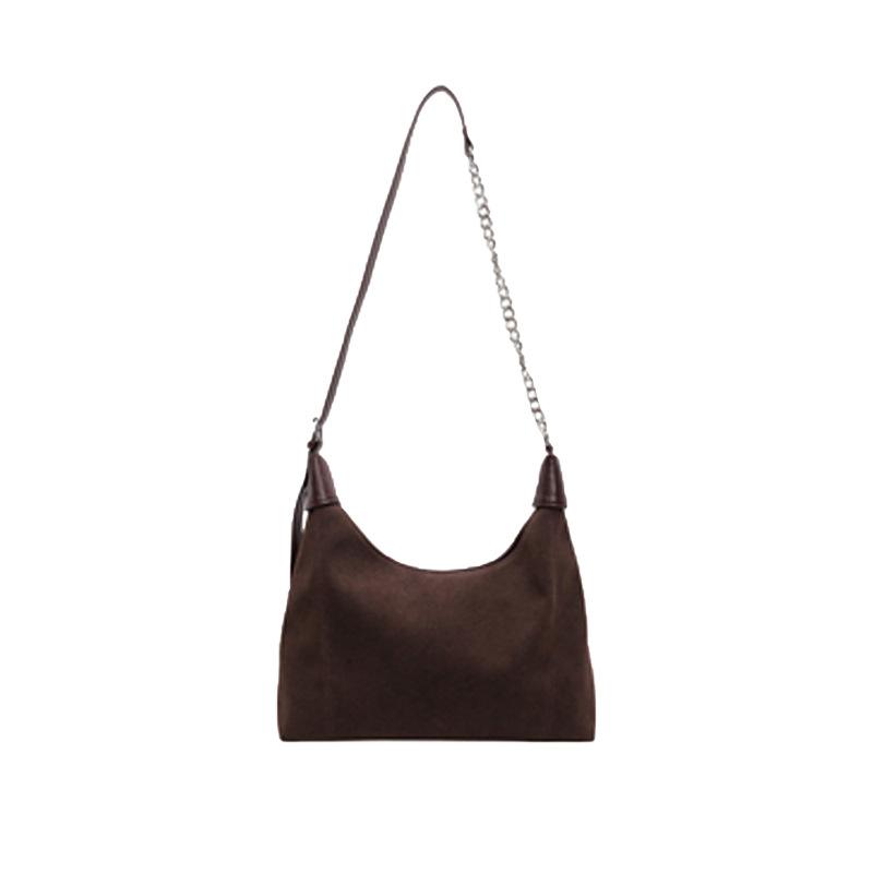 Tote Bag Women'S Bag High-End Texture Large Bag Suede Large Capacity Underarm Bag Luggage