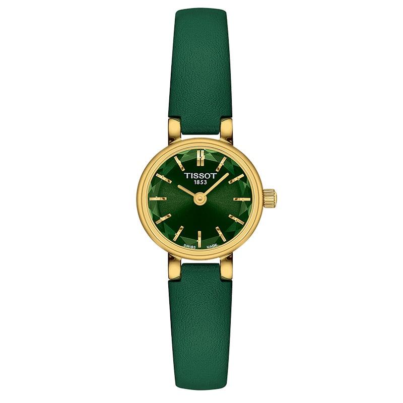 TISSOT Quartz Movement 100m Water Resistance Women's Watch Green Dial T140.009.36.091.00