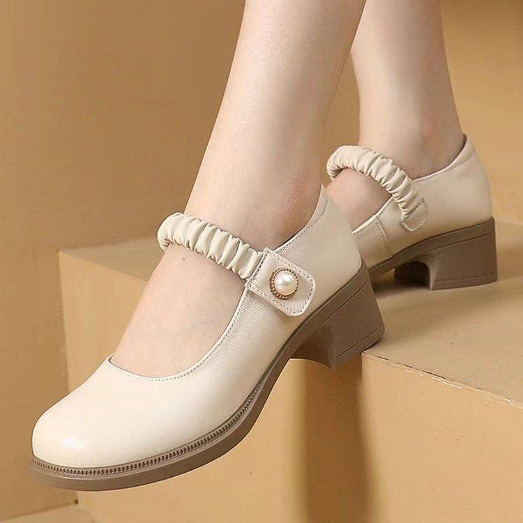 Mary Jane Women's Flat Round Toe Shoes 2025 – New Style, Low-Cut, Sleek Look