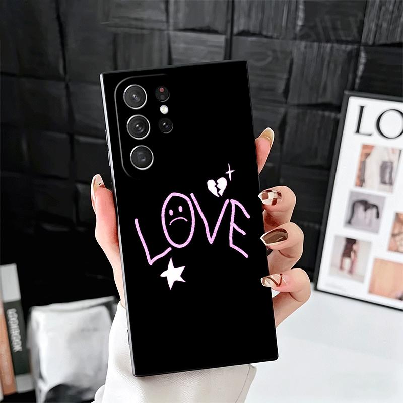 

Lil Peep Hellboy Love Soft Phone Case for Samsung Galaxy S26 S25 Edge S24 Ultra S23 Plus S22 S21 FE S20 Black Cover Back Shell Samsung S26