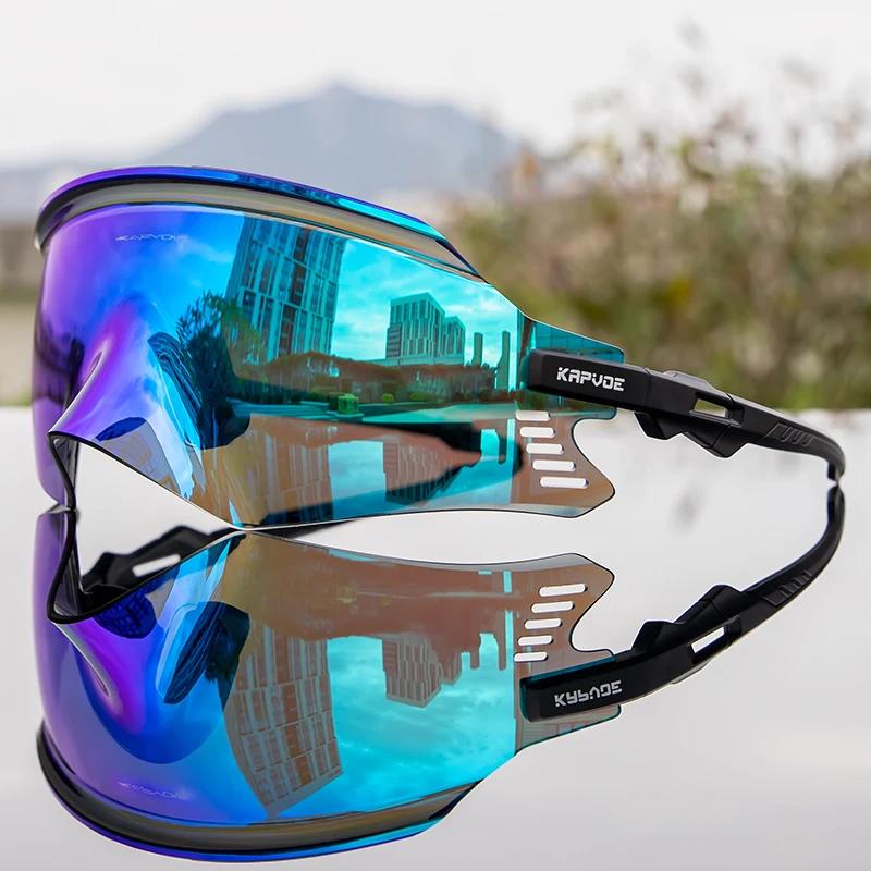 2026 Kapvoe Sport Sunglasses Road Bike Mountain Bicycle Cycl Glasses Riding Goggle Sports Eyewear for Man Women Cycling Glasses