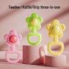 Handheld Baby Rattle & Teether Toy for Newborns: Early Education & Teething Training