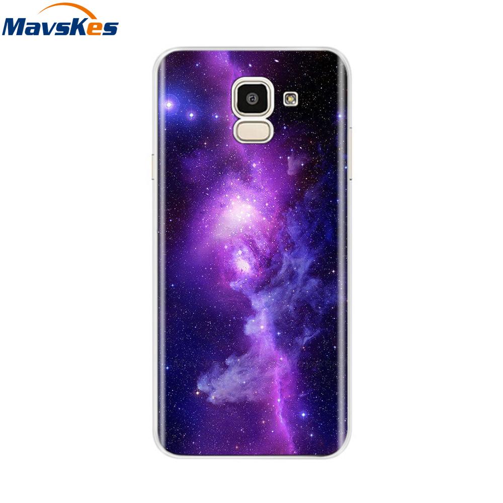 For Samsung Galaxy J6 2018 Case Soft TPU Silicone Back Cover sFor Coque Fundas Samsung J6 2018 J6 Plus 2018 Soft Phone Cases