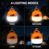 Mini Portable LED Pumpkin Bulb 6500K Rechargeable Eye-protecting Light Strip Hook Tent Light Outdoor Emergency Lighting Lamp