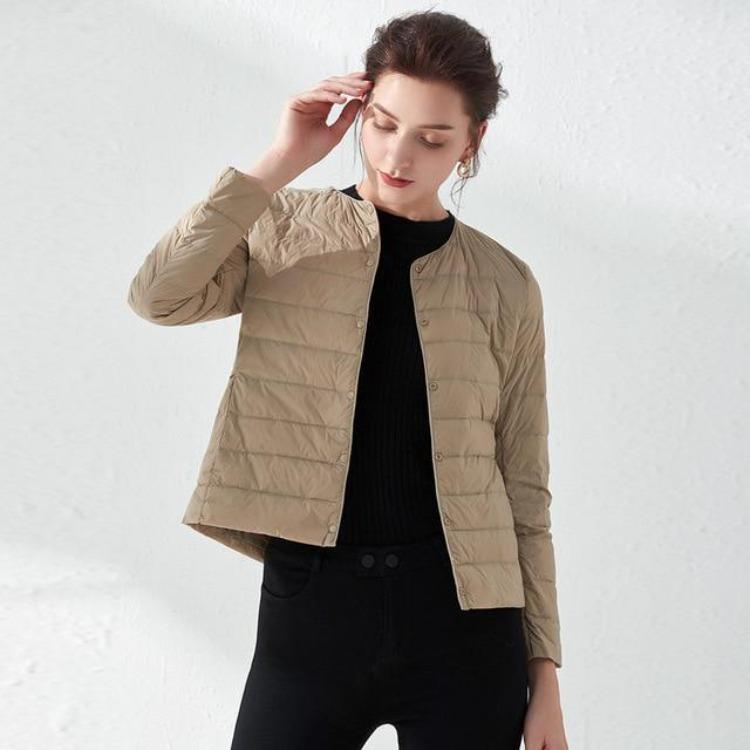 

Women Ultra Light Duck Down Jacket Warm Windbreaker Parka Plus Size Coats Matt Fabric Lightweight M