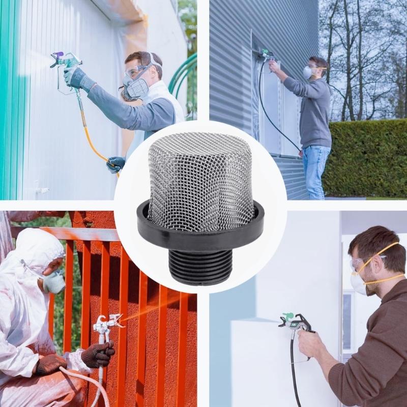 6PCS 3/4Inch Airless Sprayer Inlet Suction Strainers Filters for LTS17,LTS15 Paint Pump Models Prevents Debris Clogs