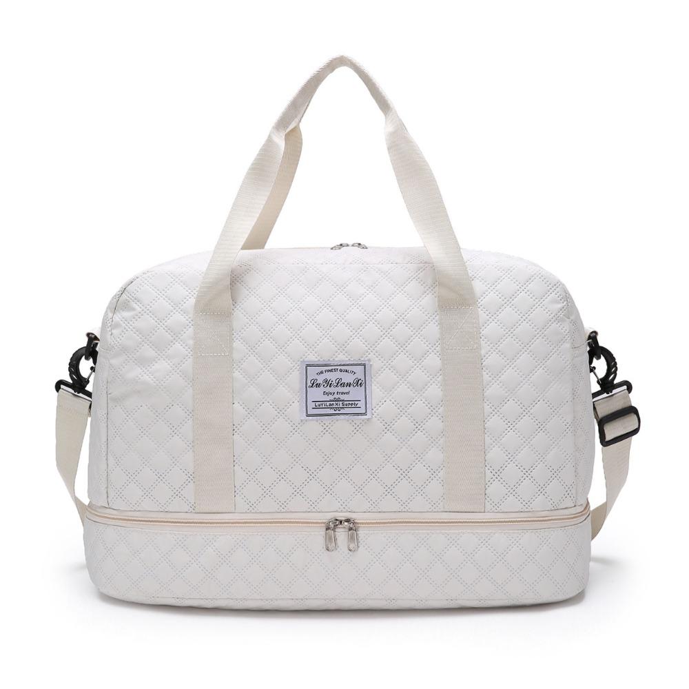 

Спортивные фитнес-сумки большой вместимости с отделением для влажных и сухих вещей, дорожная сумка-тоут для женщин и мужчин