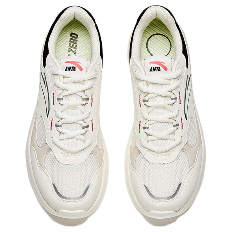 Anta Gravity Comfortable Versatile Wear-Resistant Non-Slip Low-Top Casual Shoes Men Casual Shoes Beige Black 112528812-6