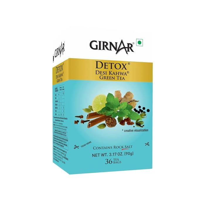 Зеленый чай Girnar - Desi Kahwa (36 чайных пакетиков) 90 г