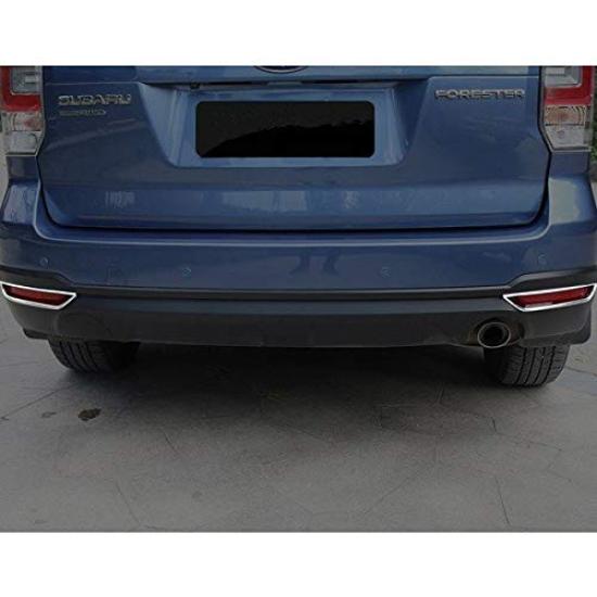 Wellvie Subaru Forester Rear Reflector Garnish Custom Car (SJ Custom, i/XT Series) - Parts, Accessories, Dress-Up (Plated Finish, 2-Piece Set)