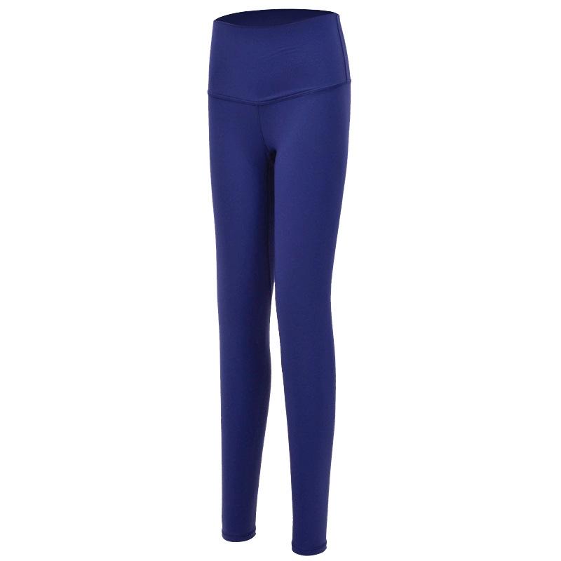 Women's High Waist Yoga Pants - Stretchy & Solid Color Fitness Leggings for Summer, Enhancing Sexy Peach Butt.