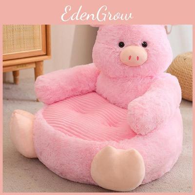 Adorable Cartoon Elephant Rabbit Monkey Pet Sofa Toy Pink Pig Lazy Child Small Sofa Chair 50x50x45cm
