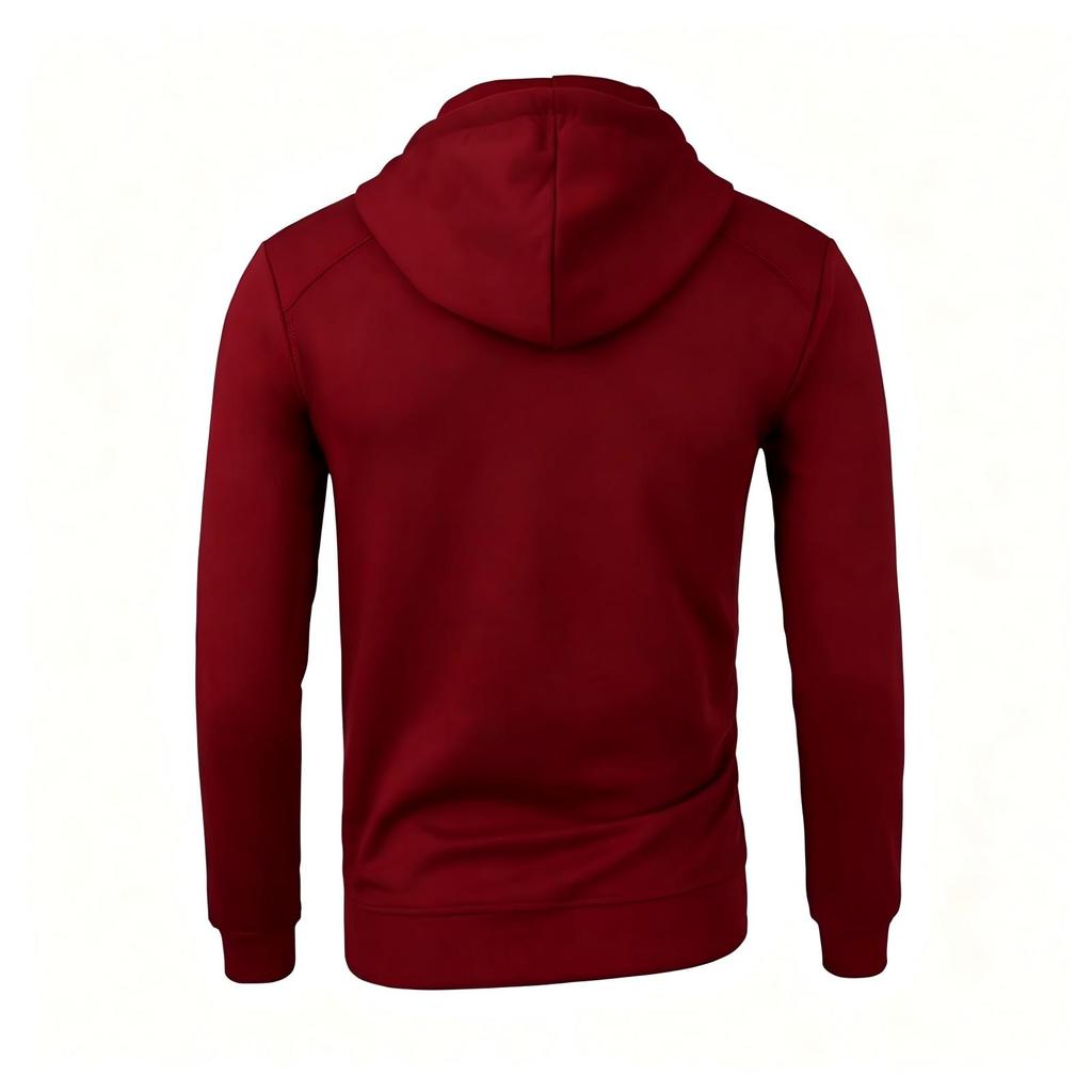 Men's Casual Color Pullover Hoodie for Spring and