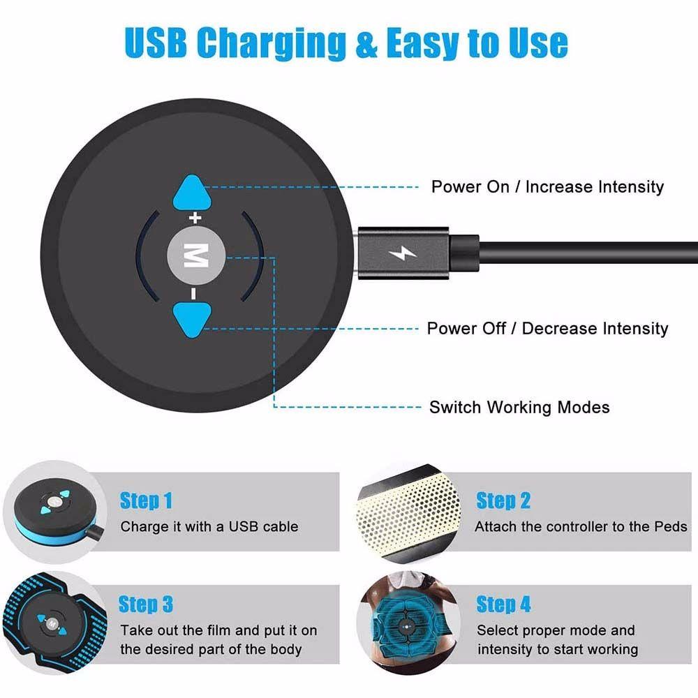 Belt Arm Gym Belt Vibration Belt Machine Training Gear Abdominal Muscle Stimulator Ab Trainer