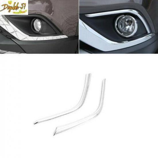 Front Fog Lamp Light Eyebrow Cover Trim For Mitsubishi Outlander - 2X