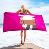 Anime Naked Bear Cute Cartoon Superfine Fiber Beach Sauna Towel Room Decor Bath Children Hand Towels Bathroom Home Shower