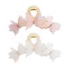 New Fashion Simulation Butterfly Hair Clips Women Elegant Clip Crab Bow Ponytail Hair Headdress I6J0
